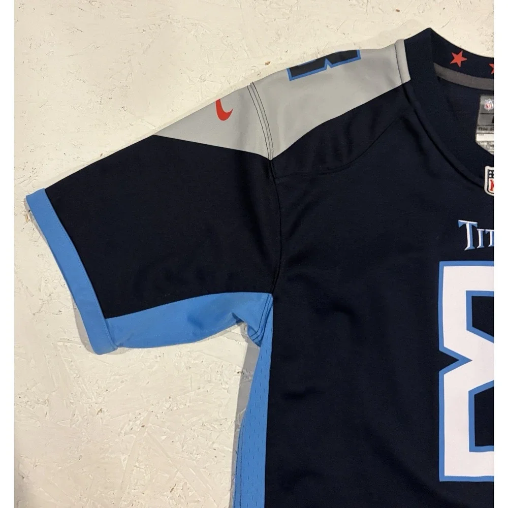 Nike On Field NFL Tennessee Titans‎ #8 Marcus Mariota Jersey Size Youth Large